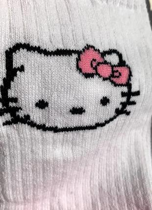 Высокие носки носки из хелоу котти стэчем бабочками6 фото