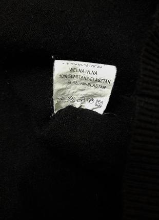 Симпатичная турецкая кофточка чёрная на молнии тёплая вязаная на девушку / женская кофта кардиган10 фото