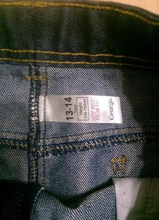 Фирменная джинсовая юбка 13-14 лет5 фото