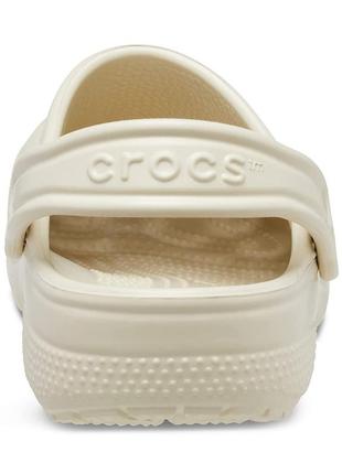 Крокси шльопанці бежеві сабо crocs classiс bone clog4 фото