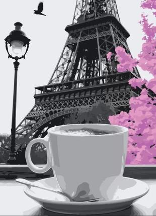 Картина за номерами. art craft "кава в парижі" 40 * 50 см