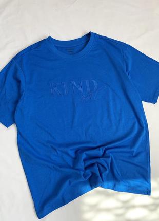Пижама, пижамный комплект, футболка и шорты, синяя, синий2 фото