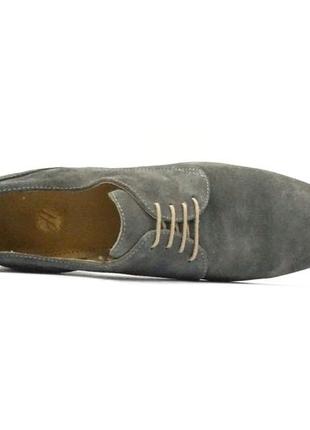 Замшевые туфли - дерби ручной работы hudson 2