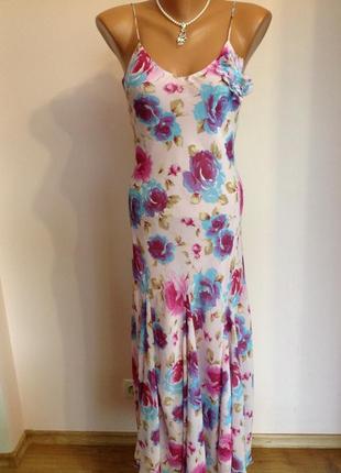Літня шифонова сукня per una marks & spencer, uk145 фото