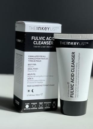 Очищаючий гель для обличчя  the inkey list fulvic acid brightening cleanser