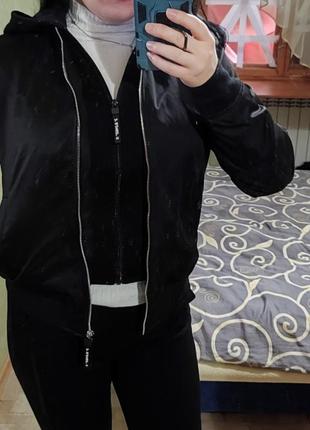 Куртка бомбер с капюшоном, размер м8 фото