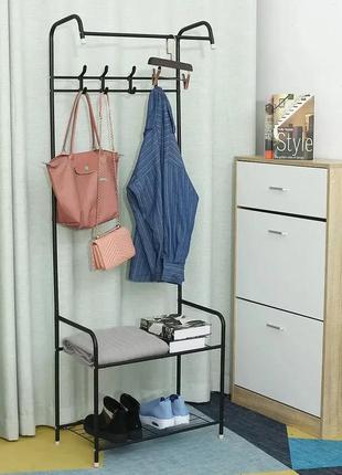 Половая вешалка для одежды металлическая corridor rack1 фото