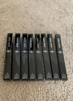 Шелковый карандаш для глаз giorgio armani no 12 brown, no 4 black, no 5 dark violet