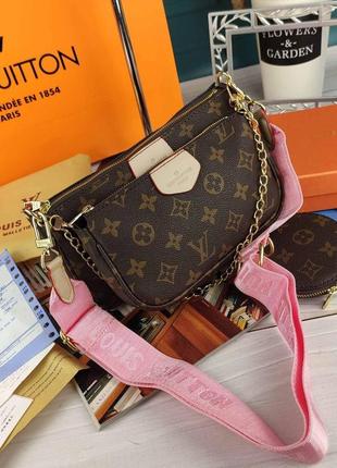 Женская сумка в стиле louis vuitton луи витон в коробке6 фото