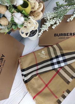 Шарф палантин хустка в стилі burberry барбері туреччина3 фото