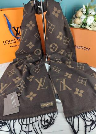 Кашеміровий шарф  в стилі louis vuitton луї вітон туреччина2 фото