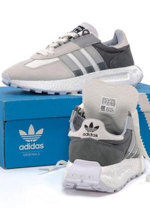 Мужские кроссовки adidas retropy e5 grey white 42-43-453 фото