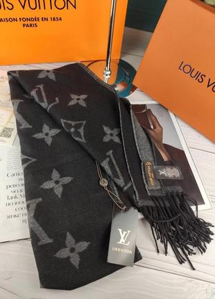 Кашемировый шарф louis vuitton луи витон в коробке