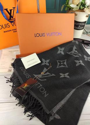 Кашемировый шарф louis vuitton луи витон в коробке