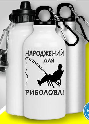 Футболка с принтом для рыбаков "народжений для риболовлі"6 фото