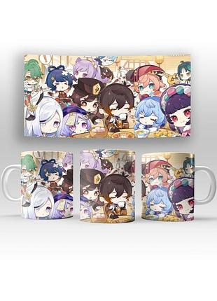 Кружка аниме по игре genshin impact