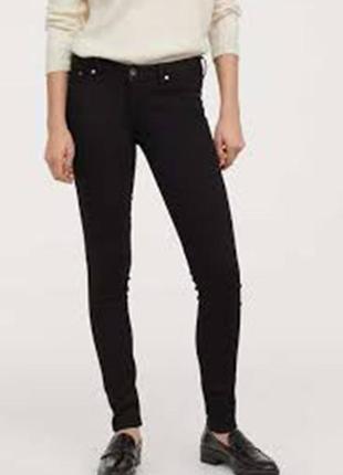 Оригінальні джинси-super skinny low від бренду h&m 0399087001 розм. 24-30, 25-30, w28l322 фото