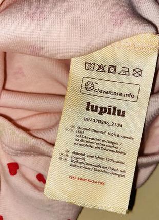 Боди розового цвета на длинный рукав/на размер: 86/92/б бренд: lupilu10 фото