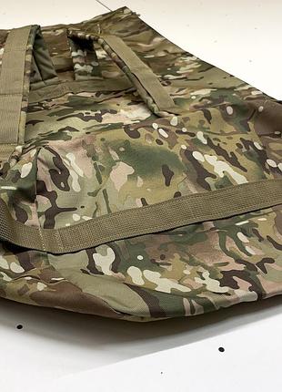 Сумка-баул тактический 45 л поликордура мультикам melgo (армейский, влагозащитный...