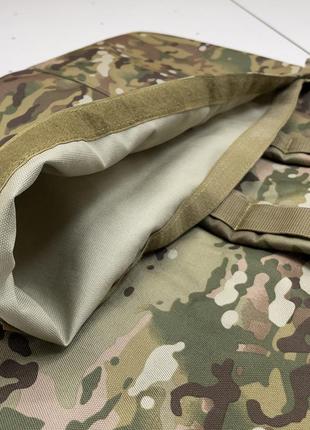 Сумка-баул тактический 45 л поликордура мультикам melgo (армейский, влагозащитный...