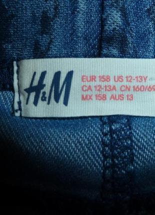 Лосины под джинс, джеггинсы , джинсы h&m на 12-13 лет2 фото