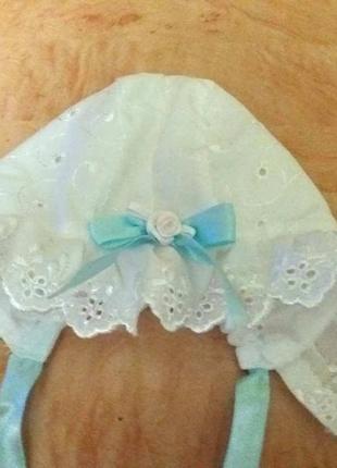 Шапочка летняя  для малютки