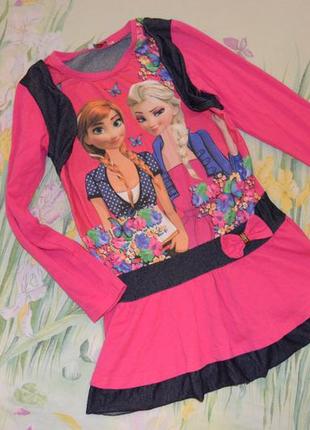 Платье - туника анна и эльза