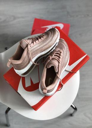 Шикарные кроссовки nike 97 в золотом цвете (весна-лето-осень)😍7 фото