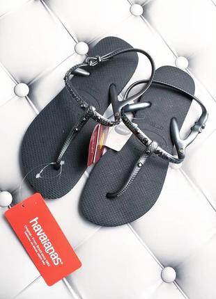 Havaianas оригинал серебристые вьетнамки сандалии бренд из сша9 фото