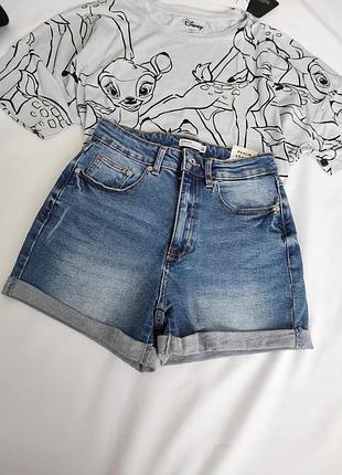 Базовые женские шорты с высокой талией