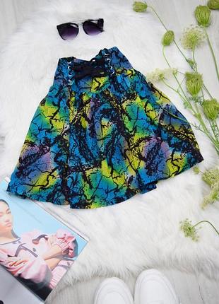 Юбка на шнуровке легкая воздушная