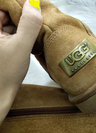 Натуральные высокие угги ugg australia на молнии ( 37 размер )9 фото