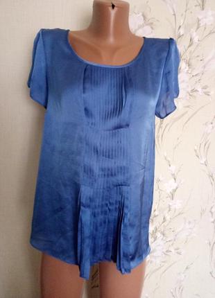 Блузка с плессировкой