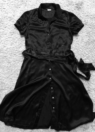 Платье халат шелк оригинал размер s,м8 фото