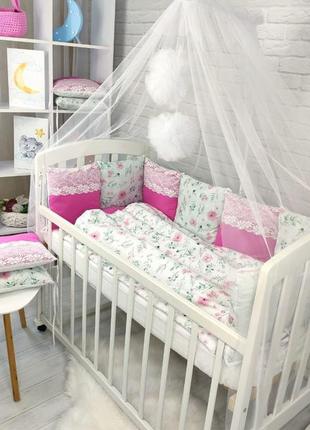 Очень красивый комплект постельного шкафа для маленькой принцессы6 фото