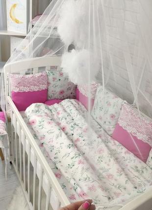 Очень красивый комплект постельного шкафа для маленькой принцессы2 фото