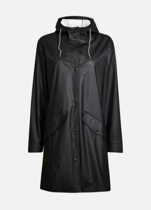 Стильний дощовик водонепроникний плащ з каптуром на кнопкв'ах