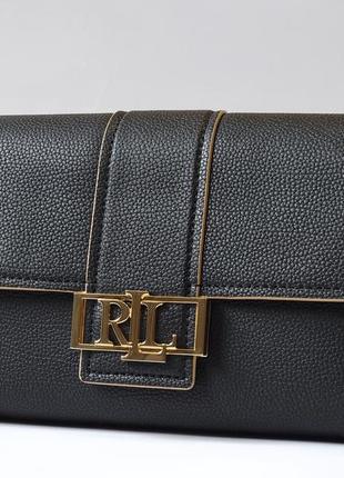 Cумка lauren ralph lauren leather spencer shoulder bag1 фото