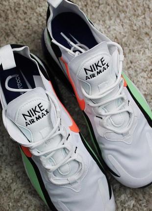 Чоловічі кросівки nike air max 270 x react element white green.