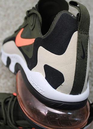 Чоловічі кросівки nike air max 270 x react element green white. 5