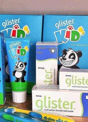 Glister kids зубная паста для детей amway амвей емвей