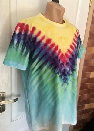 Футболка тай дай tie dye  тайдай ручна робота