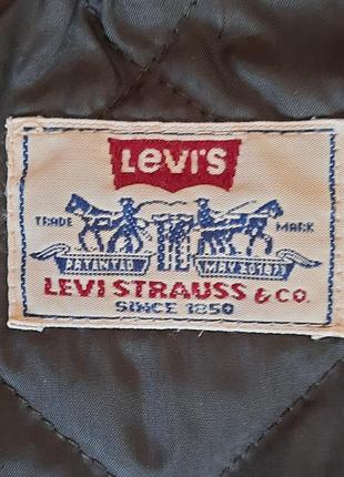 Винтажная мужская шерстяная куртка levi's | levis vintage made in italy6 фото