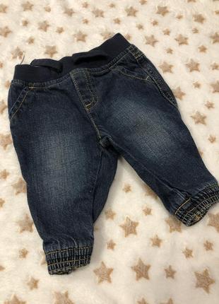 Брюки джинсы 0-3 месяца3 фото