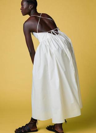 Плаття/сарафан із бавовни h&amp;m,p.xs1 фото