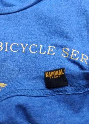 Kaporal чоловіча футболка синьо золотого кольору розмір xl8 фото