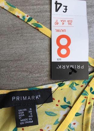 Новая яркая желтая майка primark4 фото