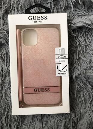 Чехол для iphone 11 от бренда guess3 фото