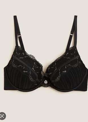 Бюстгальтер зі складкою та мереживом на кісточках 36dd