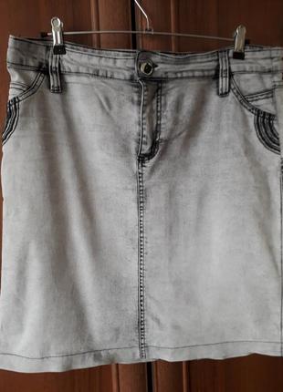 Классная джинсовая юбка5 фото